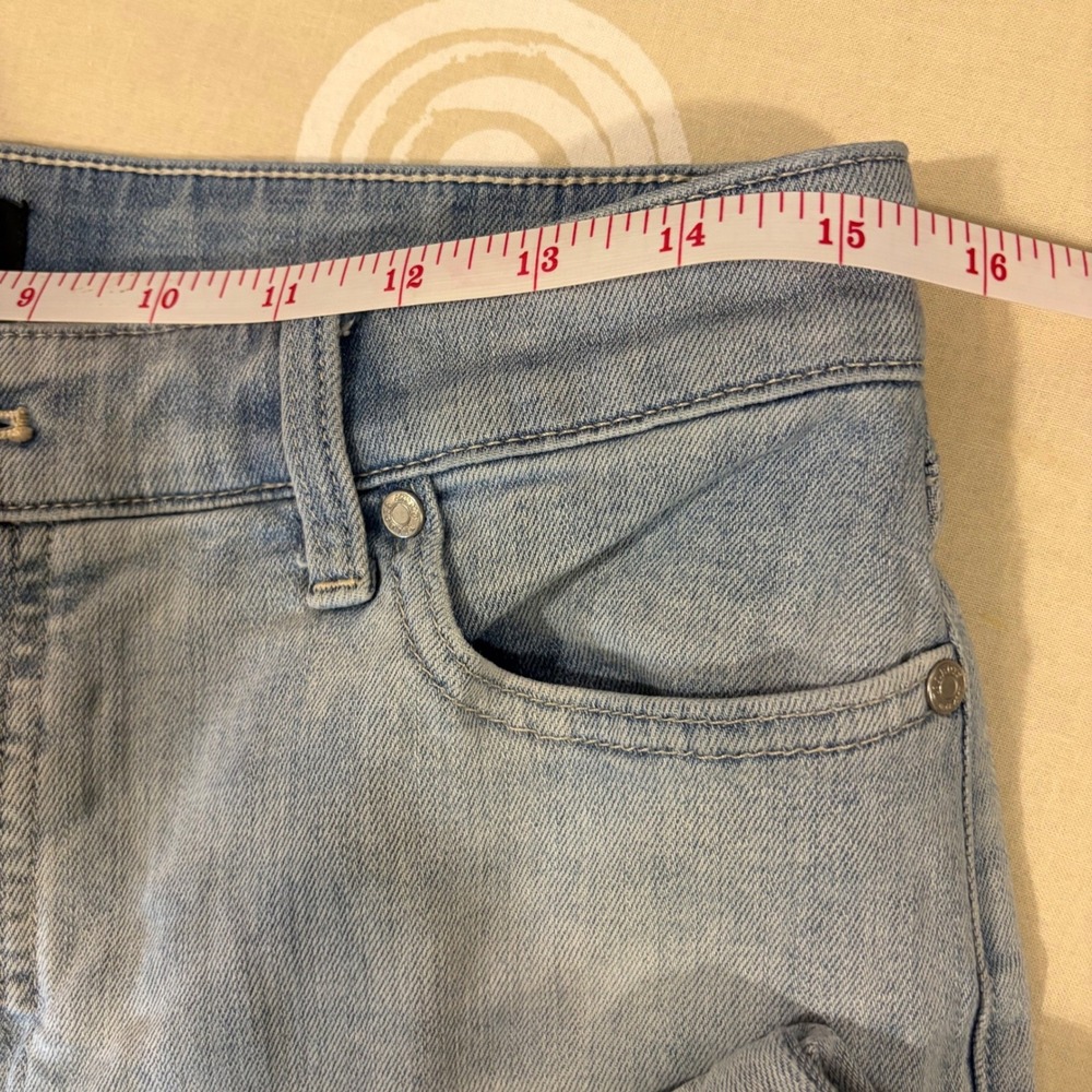 Talbots Straight Leg Crop Jean Womens 10P Light Wash Capri Stretch Denim Classic - Picture 14 of 14
